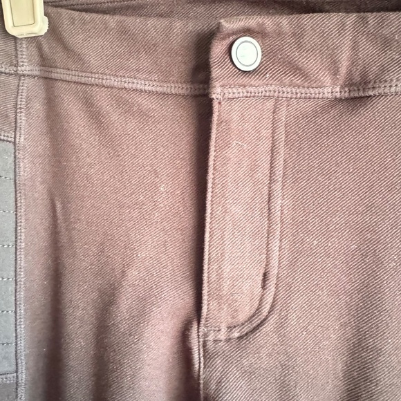 Athleta Black Trail Setter Moto Leggings Black Stretchy Athletic Motion Pants 6 - Picture 5 of 5